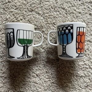 Rare Marimekko Kippis Mugs 2
